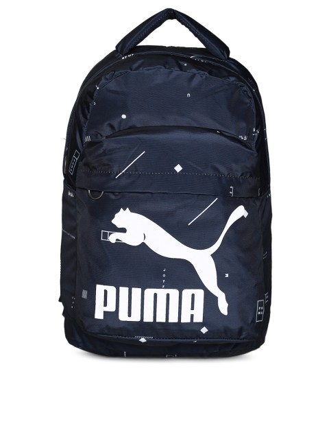 

Puma Unisex Navy Blue Brand Logo Originals Backpack