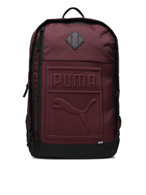 

Puma Unisex Maroon Brand Logo Laptop Backpack, Purple
