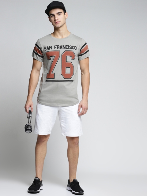 

Difference of Opinion Men Grey Printed Round Neck T-shirt
