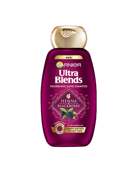 

Garnier Ultra Blends Henna & Blackberry Shampoo 360 ml, Red