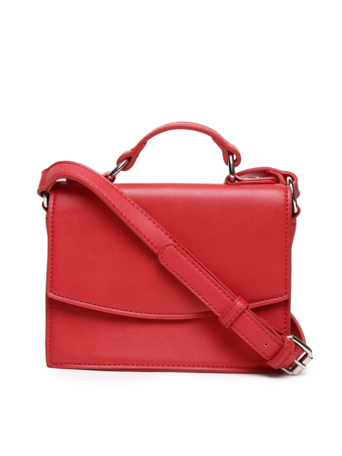 

ONLY Red Solid Satchel
