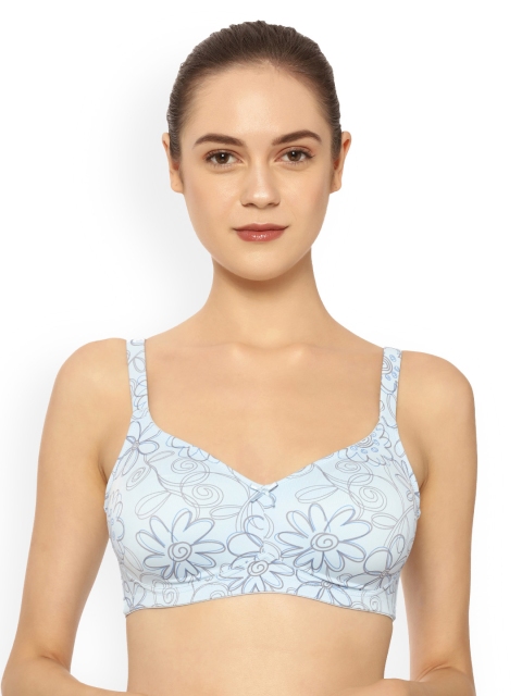 

Triumph Minimizer 75 Wireless Non Padded Optimum Comfort Big-Cup Bra, Blue