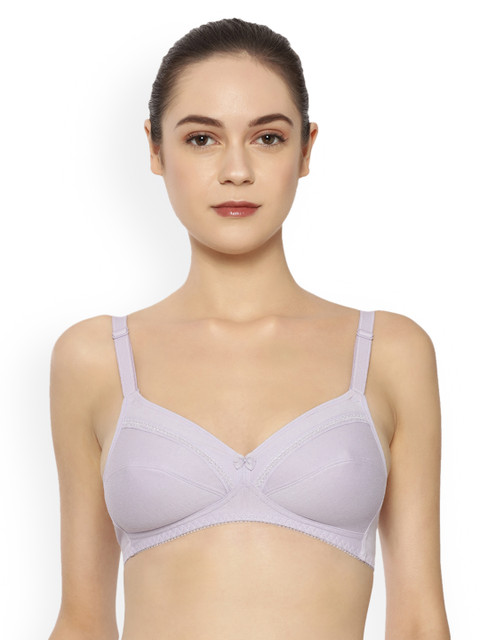 

Triumph Comfort 63 Wireless Non Padded Everyday Cotton Bra, Lavender