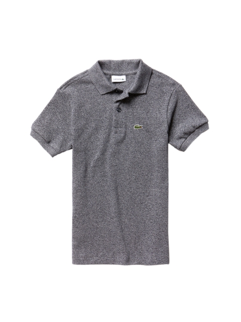 

Lacoste Boys Grey Solid Polo Collar T-shirt