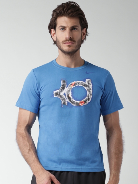 

Nike Blue Printed T-shirt