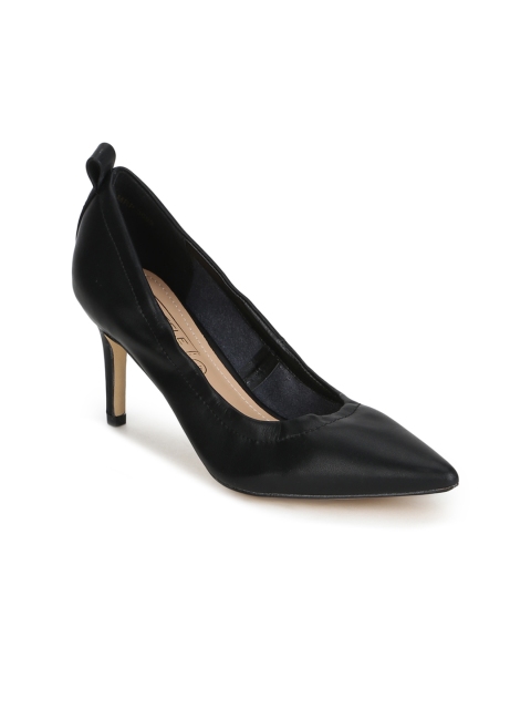 

Truffle Collection Women Black Solid Pumps