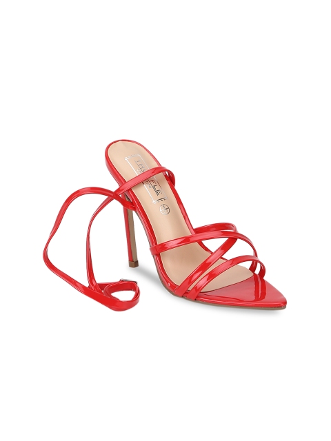

Truffle Collection Women Red Solid Sandals