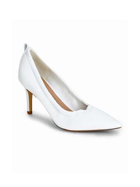 

Truffle Collection Women White Solid Pumps