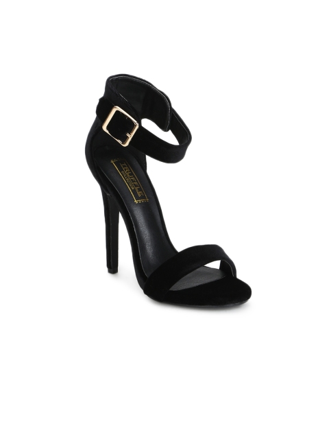 

Truffle Collection Women Black Solid Sandals
