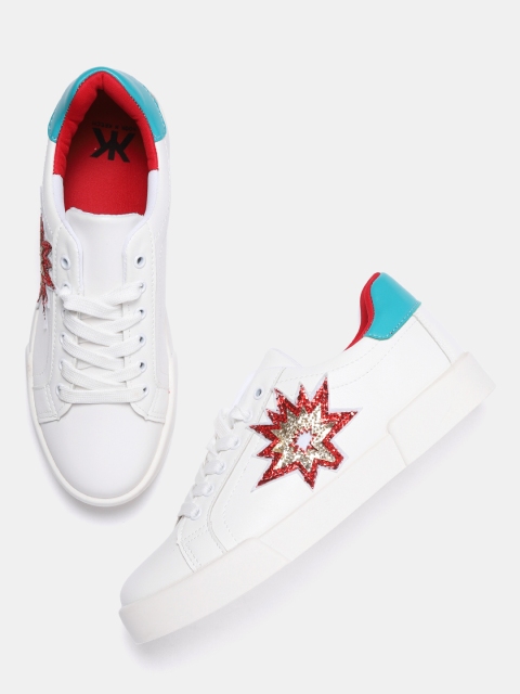 

Kook N Keech Women White Sneakers