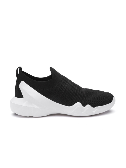 

ether Women Black Slip-On Sneakers