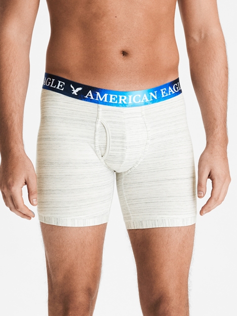 

AMERICAN EAGLE OUTFITTERS Men Grey & White Trunks 1805-106-7344538