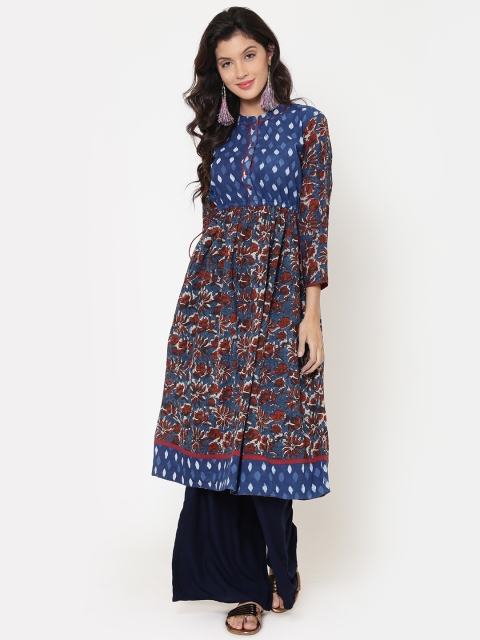 

Be Indi Women Multicoloured Printed Anarkali Kurta, Multi