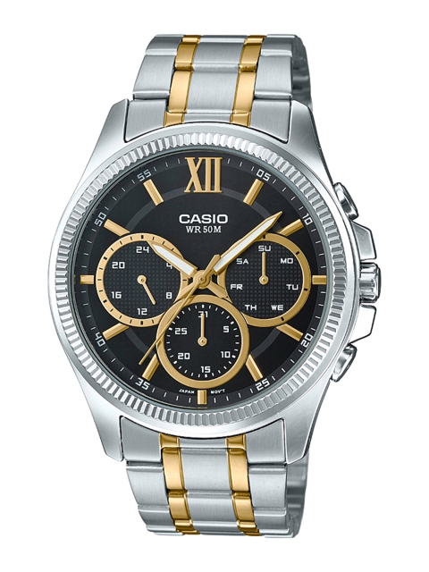 

CASIO Enticer Men Black Multi-Dial Watch MTP-E315SG-1AVDF - A1360