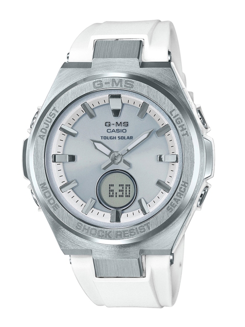 

Casio Baby-G Women Silver Analogue and Digital watch BX132 MSG-S200-7ADR