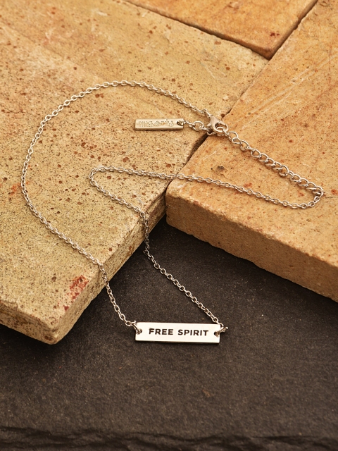 

Pipa Bella Silver Plated Free Spirit Karma Bar Pendant