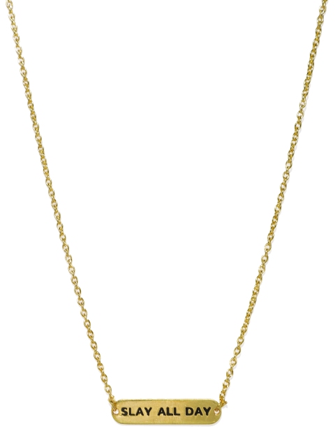 

Pipa Bella Gold-Toned Metal Gold-Plated Necklace