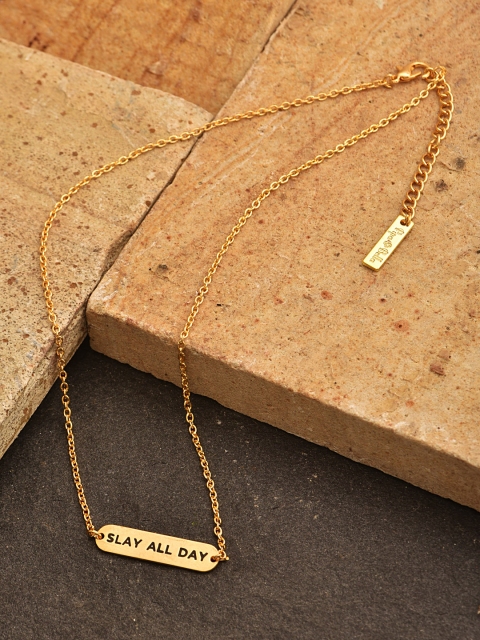 

Pipa Bella Gold-Toned Metal Gold-Plated Necklace