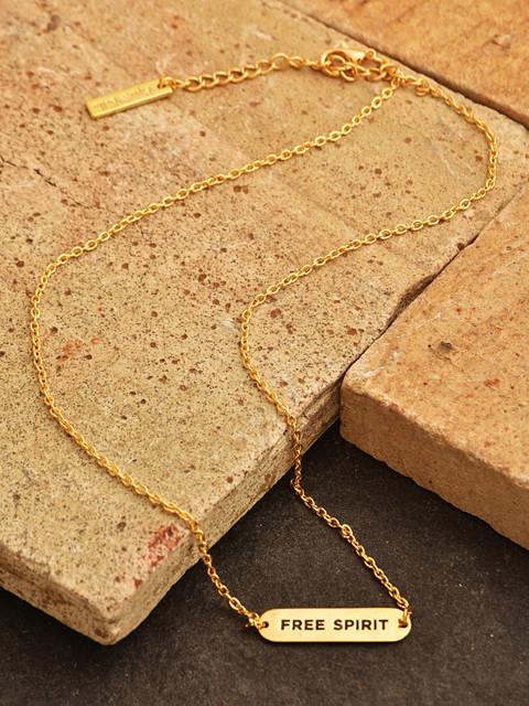 

Pipa Bella Gold-Toned Metal Gold-Plated Necklace