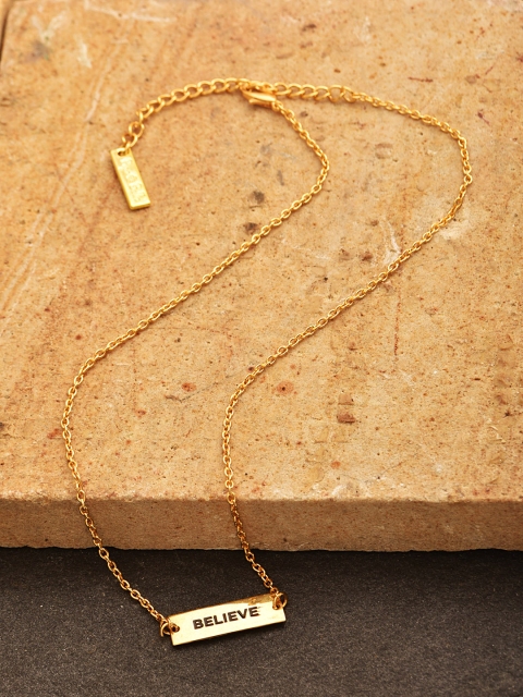 

Pipa Bella Gold-Toned Metal Gold-Plated Necklace