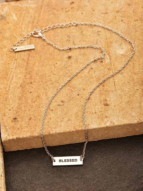 

Pipa Bella Silver Plated Blessed Karma Bar Pendant