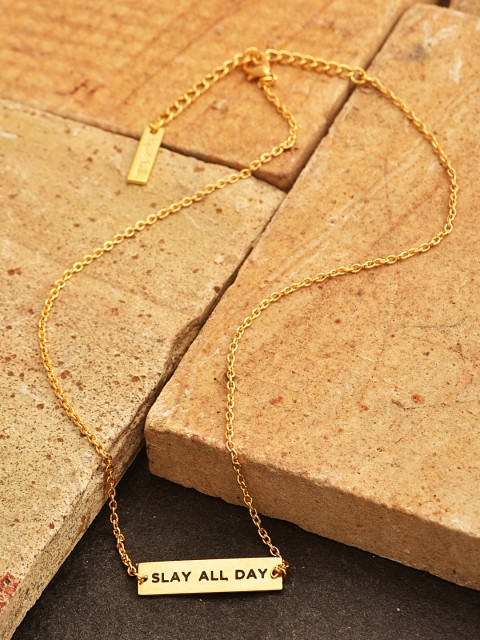 

Pipa Bella Gold-Toned Metal Gold-Plated Necklace