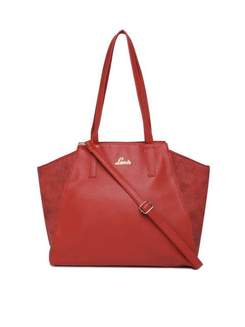 

Lavie Red Solid Shoulder Bag