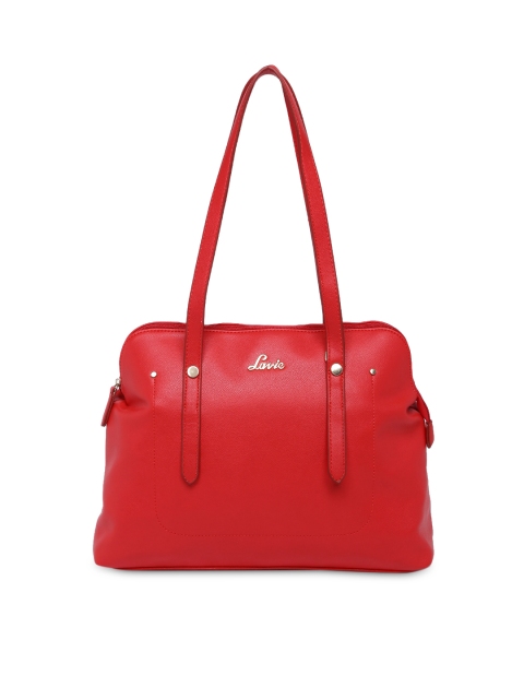 

Lavie Red Solid Shoulder Bag