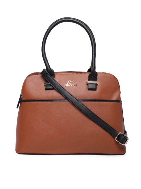 

Lavie Women Tan Solid Handheld Bag