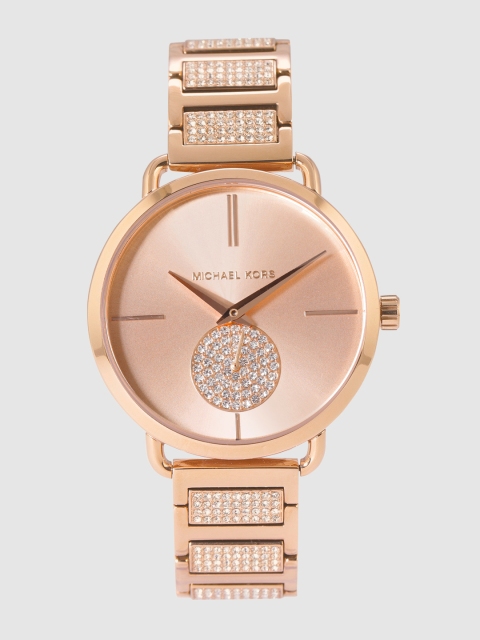 

Michael Kors Women Rose Gold Analogue Watch MK3853