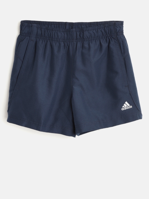 

ADIDAS Boys Navy YB Base Chelsea Shorts, Navy blue