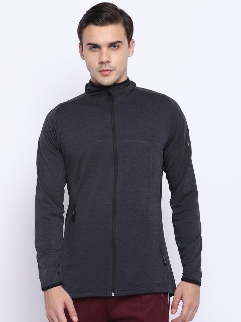 

ADIDAS Men Charcoal Grey WW FZ Climacool Hooded Training Sweatshirt