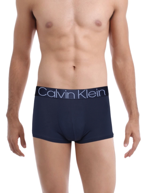 

Calvin Klein Underwear Men Navy Blue Solid Low Rise Trunk NB15688SB