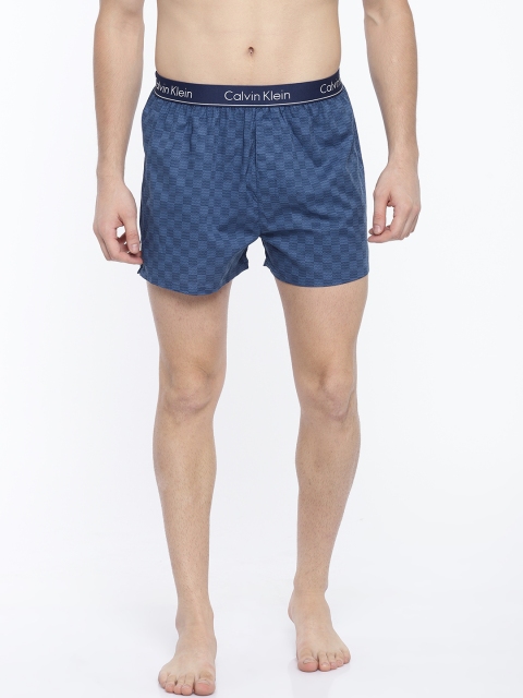 

Calvin Klein Underwear Blue Printed Boxers NB15241NJ