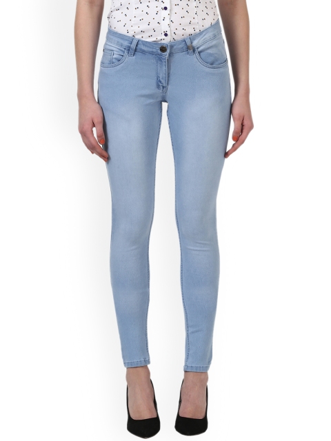 

Park Avenue Women Blue Skinny Fit Mid-Rise Clean Look Jeans