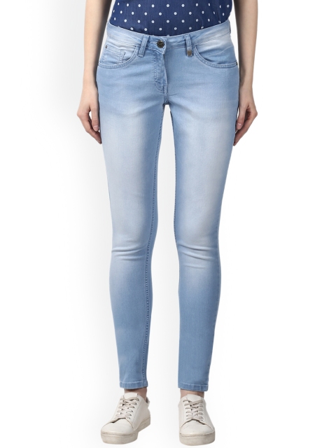 

Park Avenue Women Blue Skinny Fit Mid-Rise Clean Look Jeans