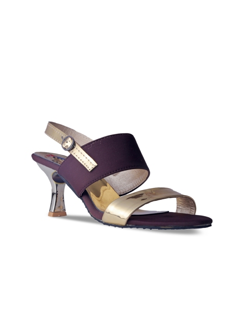 

MSC Women Coffee Brown Solid Sandals
