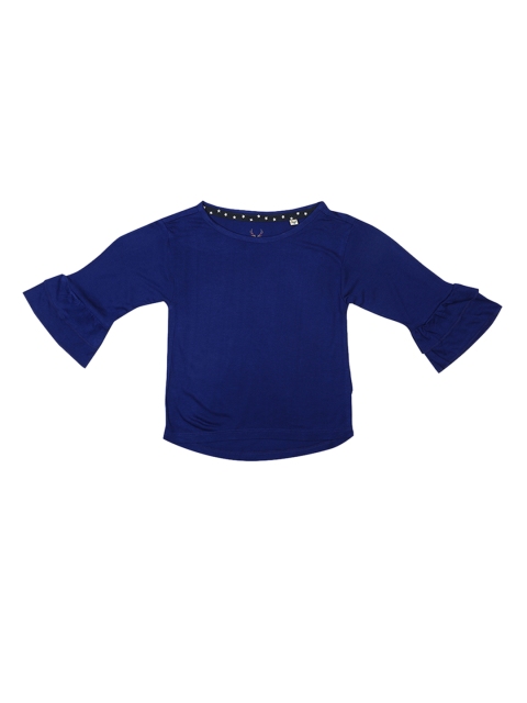 

Allen Solly Junior Girls Blue Solid Top