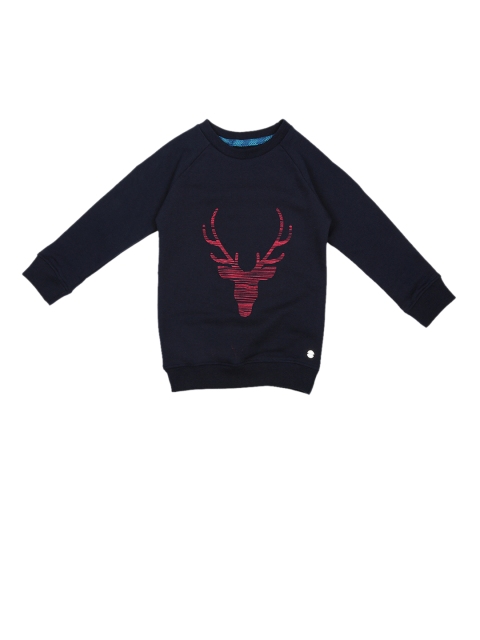 

Allen Solly Junior Girls Navy Blue Printed Sweatshirt