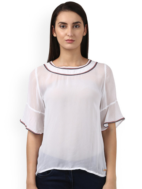 

Park Avenue Women White Solid Top