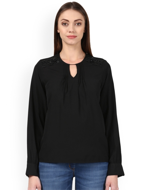 

Park Avenue Women Black Solid Top