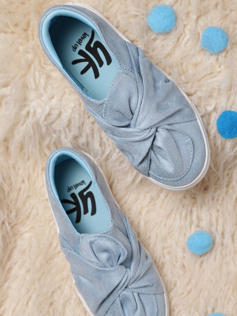 

YK Girls Blue Slip-On Sneakers