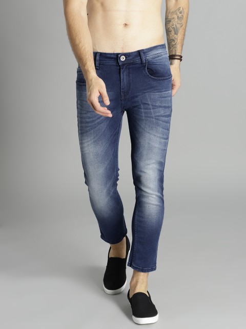 

Roadster Men Navy Blue Skinny Fit Mid-Rise Clean Look Stretchable Jeans