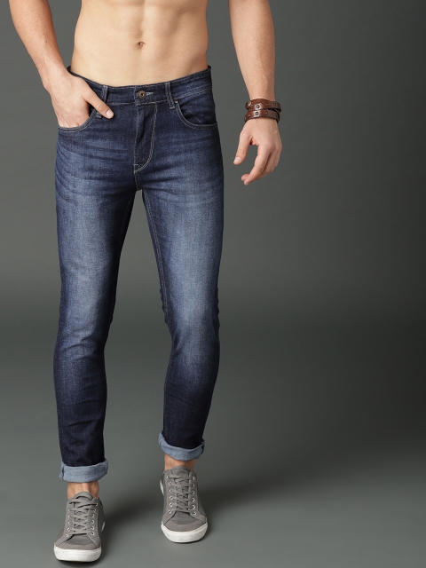 

Roadster Men Blue Skinny Fit Mid-Rise Clean Look Stretchable Jeans