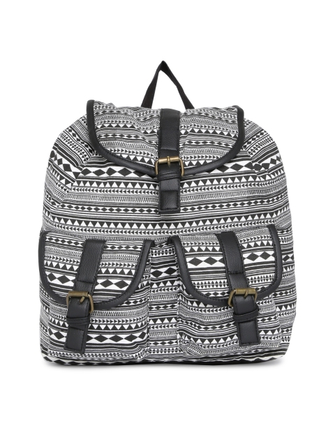

People Women Black Textured Backpack