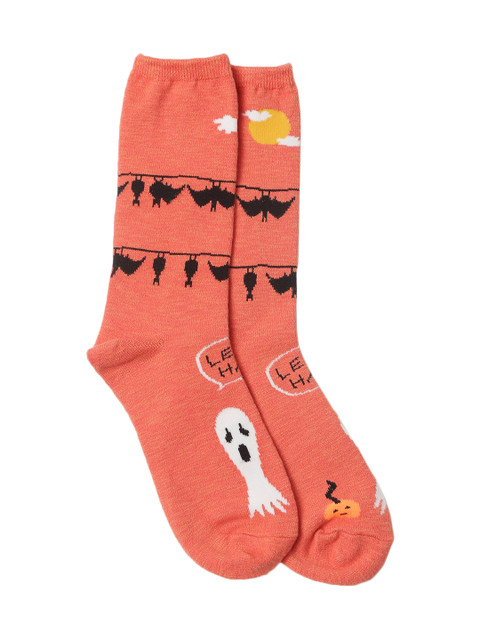 

AMERICAN EAGLE OUTFITTERS Women Orange Above Ankle Socks