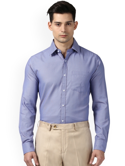 

Next Look Men Blue Slim Fit Solid Formal Shirt