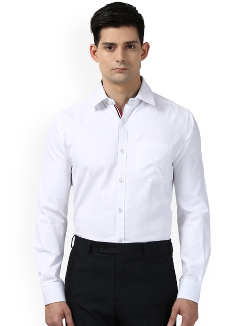 

Next Look Men White Slim Fit Solid Formal Shirt