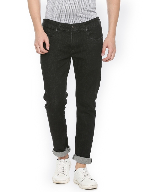 

Peter England Casuals Men Black Slim Fit Mid-Rise Clean Look Jeans