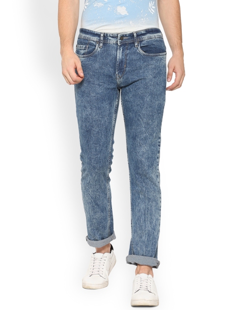 

Peter England Casuals Men Blue Slim Fit Mid-Rise Clean Look Stretchable Jeans